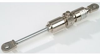 Hydraulikzylinder mit Kolbenstange und Lagern aus Edelstahl sowie chemisch vernickeltem Gehäuse. (Archiv: Vogel Business Media)