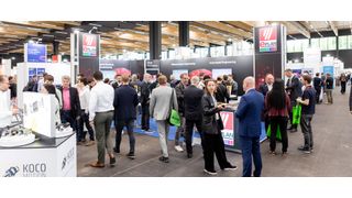Die All About Automation mit ihrer Österreich-Premiere in Wels: Reger Austausch zwischen Ausstellern und Besuchern. (Bild: Easyfairs)