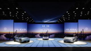 Volkswagen zeigt in Schanghai die Konzeptfahrzeuge ID Evo, ID Aura und ID Era. (Volkswagen)