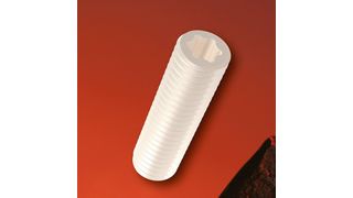 Neu bei Bülte ist jetzt ein Gewindestift mit Torx-Antrieb aus Kunststoff, der aus Polyamid 6.6 besteht. Sie gelten aufgrund ihrer mechanischen Eigenschaften als besonders stoßfest. (Bülte)