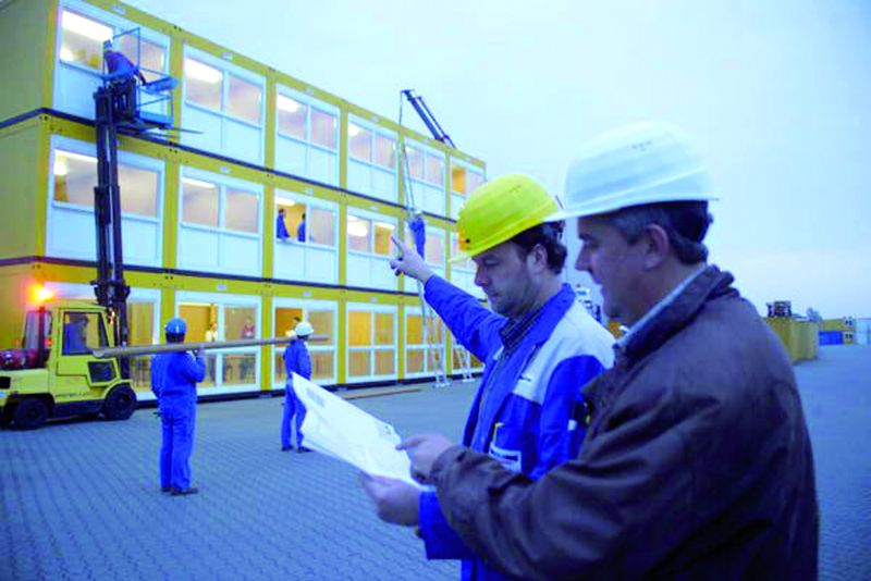 Auch der neue Premium-Mietcontainer ist dreifach stapelbar. Bild: ELA Container (Archiv: Vogel Business Media)