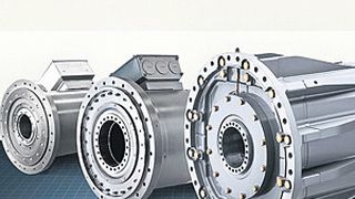 Die Siemens-Division Drive Technologies hat ihre Heavy-Duty-Motoren der Simotics-T-Reihe um den 1- FW-4-Torquemotor ergänzt, der einen Zentralpunkt des Messeauftritts darstellt. (Bild: Siemens)