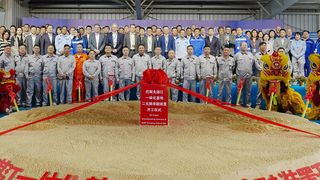 BASF hat den ersten Spatenstich für eine Methylglykol-Anlage am Verbundstandort Zhanjiang, China, gesetzt. (Bild: BASF)