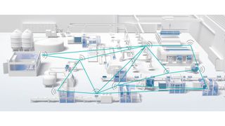 Insbesondere in den automatisierungstypischen applikationsspezifischen Funknetzwerken können vermaschte Wireless LAN-Netzwerke ihre Vorteile ausspielen.  (Bild: Phoenix Contact)