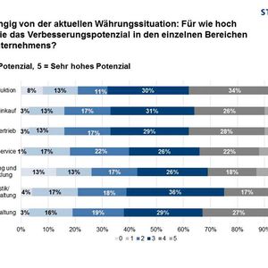 Viele Unternehmen sehen noch grosses Verbesserungspotenzial in den unterschiedlichen Bereichen des Unternehmens.