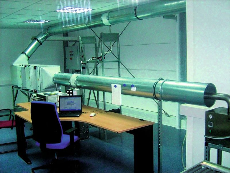 Der Teststand am UAS-Standort Bad Camberg, soll die Entwicklungsaktivitäten auf dem Gebiet der elektrostatischen und mechanischen Ölnebel- und Emulsionsfilter zur Abscheidung von Kühlschmierstoffen verstärken. Bild: UAS (Archiv: Vogel Business Media)