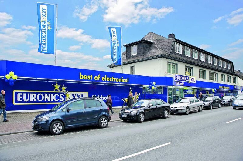 Die ehemalige Mega-Company in Warstein ist nun als Euronics XXL beflaggt. (Archiv: Vogel Business Media)