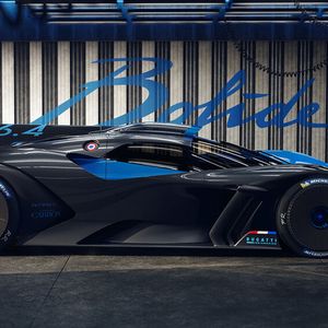 In den Garagen von Bugatti in Molsheim steht ein neues Modell: der „Bolide“.(Bild:  Bugatti)