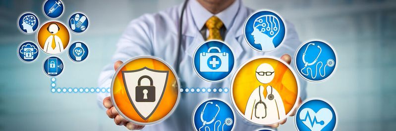 Der Datenaustausch im Gesundheitswesen muss besonders gut gesichert sein. Der Datenaustausch im Gesundheitswesen muss besonders gut gesichert sein.