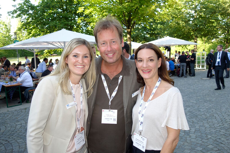 Die Organisatoren des Event, (v. l.) Stefanie Hanel, Thomas Haeger und Elisabeth Kondakow, Integrated Systems Events. (Bild: IT-BUSINESS)
