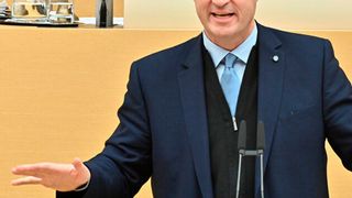 Die Deutsche Umwelthilfe fordert Zwangshaft gegen Bayerns Ministerpräsidenten Markus Söder. (Bayerischer Landtag/Rolf Poss)
