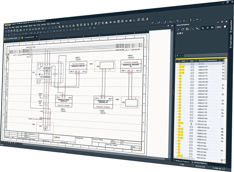 Die einfache und intuitive Bedienung in Suite X hilft sowohl Anwendern, die nur gelegentlich mit der E-CAD-Lösung arbeiten, als auch Profis. (WSCAD)