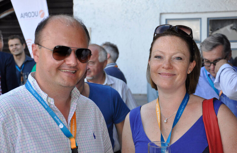 Markus Senbert (Sysob) und Ines Lindner (Paessler AG) (Sysob)