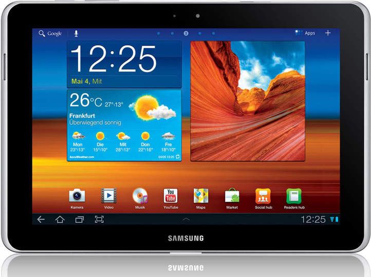 Samsung brachte stattdessen die Variante Galaxy Tab 10.1N, dessen Design soweit verändert ist, dass die Richter den Verkauf für zulässig erachten. (Archiv: Vogel Business Media)