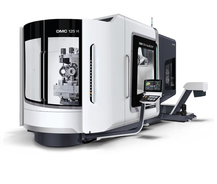 Horizontal-Bearbeitungszentrum DMC 125 H Duo-Block. (Bild: DMG Mori)