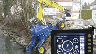 Mit hochwertiger Optik und Haptik beherrschen die Anwender die komplexe Steuerung des S3 Allroad-Baggers von Kaiser. (Archiv: Vogel Business Media)