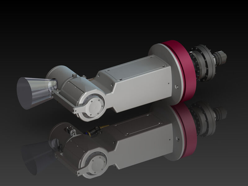 Sowohl in der Antriebsachse als auch im Außenring des Robocuts werden jeweils zwei metrischeReali-Slim-Dünnringlager von Rodriguez verbaut. (Bild: Rodriguez)