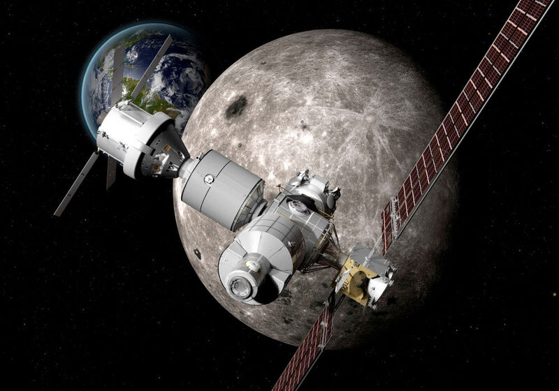 Der „Deep Space Gateway“ soll nicht nur als Basis für neue Mondmissionen dienen, sondern auch größere Weltraum-Sprünge erleichtern. (Bild: Boeing)