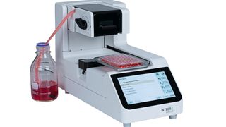 Welljet-Reagenziendispenser mit Plattenstapler (Bild: Integra Biosciences)