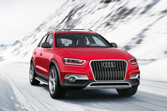 Wintersport-Variante: Der Audi Q3 Red Track führt die im Januar auf der Automesse in Detroit gezeigte Studie Q3 Vail weiter. (Foto: Audi)