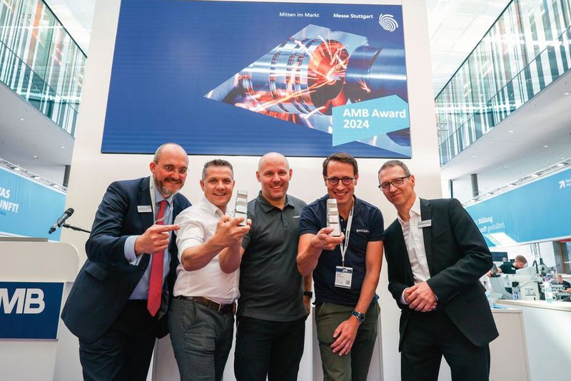 Die glücklichen Gewinner des ersten AMB Awards ... (Bild: Landesmesse Stuttgart)