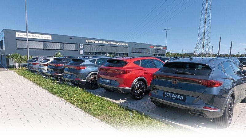 Das Schwaba-Gebrauchtwagenzentrum ist auf einem knapp 33.000 Quadratmeter großen Gelände gebaut worden.(Bild:  Mauritz – VCG)