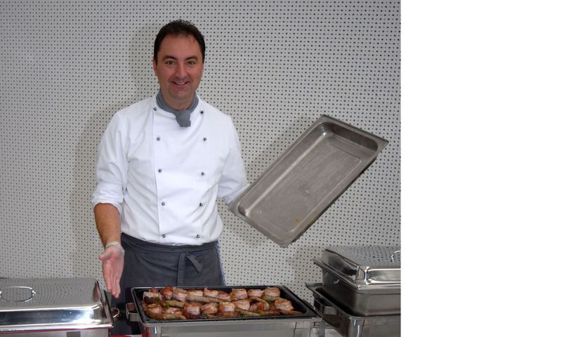 Passend zum Fußballsommer servierte Küchenchef Bernhard Bucklisch Rumpsteak vom Grill (Archiv: Vogel Business Media)