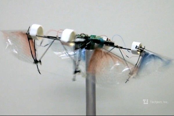 Eoin Prototyp der Techject Dragonfly auf dem Prüfstan (TechJect)