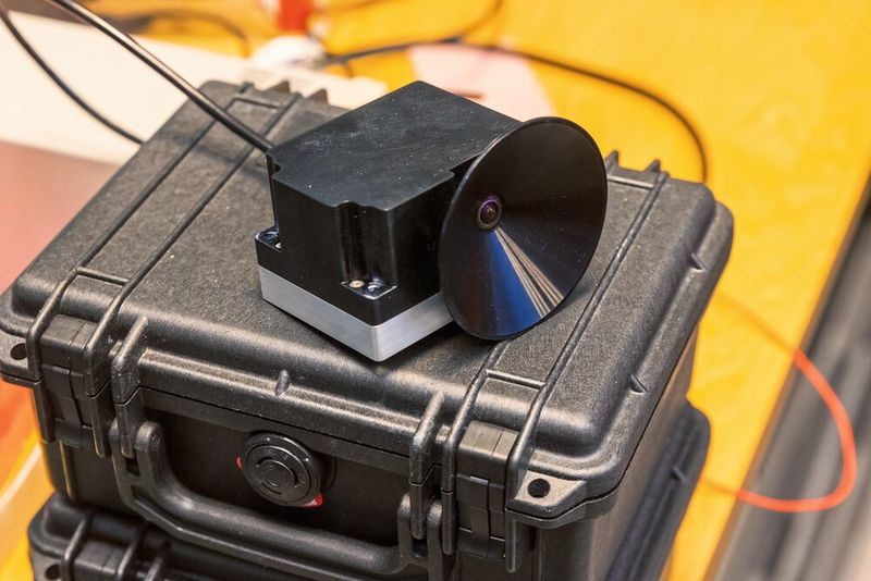 Die für die Mondmission entwickelte Stereokamera: angepasst und getestet für die extremen Bedingungen auf dem Mond. (Bild: Arno Mikkor)