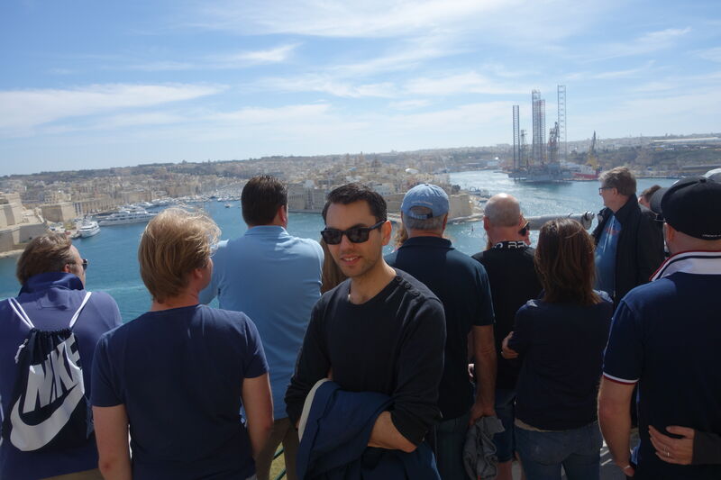 Lukas Achermann, ALSO, hat heute einiges über Malta gelernt. (Bild: IT-BUSINESS)