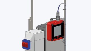 Für die Exzenterschneckenpumpen der Baureihe B70V-D hat Lutz Pumpen einen Tragbügel mit integriertem Impulssensor für eine indirekte Mengenmessung entwickelt. (Bild: Lutz Pumpen)