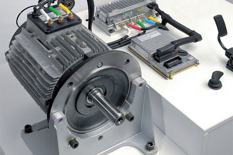 Die Linde eco-Kits bestehen aus Elektromotor, Leistungsmodul und Software aus der Stapler-Serienproduktion des Unternehmens. (Foto: Linde)