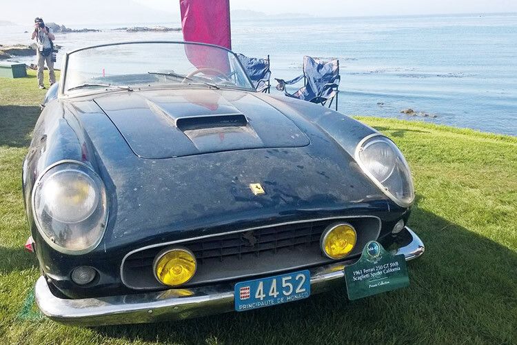 Teuerster Oldtimer des Jahes 2015: 18 Millionen Dollar zahlte ein Sammler für einen unrestaurierten und ziemlich heruntergekommenen Ferrari 250 GT California Spider von 1961. (Foto: Classic-Analytics)