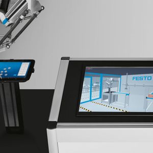 Industrie 4.0: Das Entwicklungsprojekt kann als virtuelles Modell in einer Anlage integriert werden.