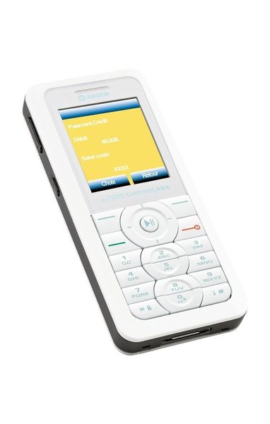 Mobiles Bezahlen mit dem Handy macht das Sagem My 700X Contactless möglich. Anwendungen dafür sind allerdings noch rar. (Archiv: Vogel Business Media)
