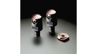 Die Gallea-Serie von MMC Hitachi Tool wird als hocheffizientes Schlichtkonzept beschrieben, das speziell für den Werkzeug- und Formenbau entwickelt wurde. Die Serie bestehe aus Wendeplatten- und Vollwerkzeugen, die sich das Prinzip des Tonnenfräsens durch spezielle Geometrien an radialer und/oder axialer Schneidkante zunutze machten. Und mit dem ebenfalls präsentierten Fertigungskonzept Production50 will der Aussteller ein Neun-Punkte-Programm anbieten, das die Zerspanung noch wirtschaftlicher macht. AMB Halle 3 am Stand C60. (MMC Hitachi Tool)