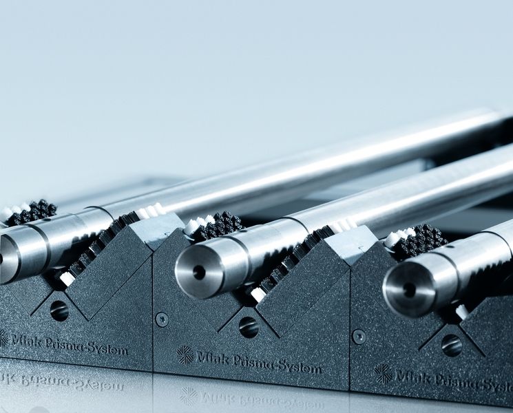 Das Mink-Prisma-System eignet sich zum Transport von Wellen, Rohren und Profilen. (Archiv: Vogel Business Media)