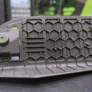 Engineers produced prototype footrests and parts of the boot area using olive tree waste.(Source:  Ford)