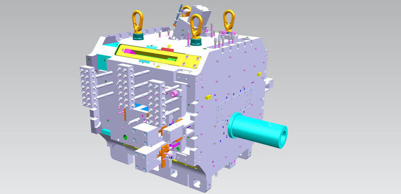 Mit neuen Anguss- und Entformungssystemen lassen sich mittels Direktanguss im Druckgießverfahren funktions- statt fließwegoptimierte Bauteildesigns herstellen. (BMW)