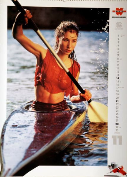 Sportlich ging es im Würth-Kalender 1993 zu. (Bild: Würth)