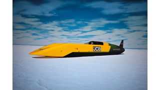 Mit dem JCB-Hydromax stellte das US-amerikanische Unternehmen JCB jetzt den bisherigen Geschwindigkeitsrekord für Fahrzeuge mit Wasserstoffantrieb ein. Nicht zuletzt haben Systeme von Poppe + Potthoff aus Deutschland dazu beigetragen ... (Bild: JCB)