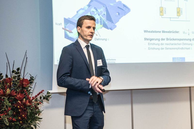 Benjamin Bergmann vom Institut für Fertigungstechnik und Werkzeugmaschinen (IFW) der Leibniz-Universität in Hannover stellte Forschungsergebnisse zum Thema 