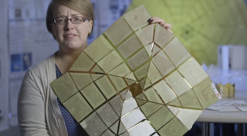 ... das im entfalteten Zustand rund 65 Watt Leistung produzieren könnte. (BYU)