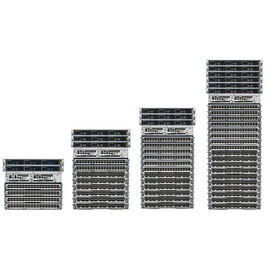 Die Router der Serien 8812 und 8818 von Cisco sind bereits für 400 GbE vorbereitet.(Bild:  Cisco)