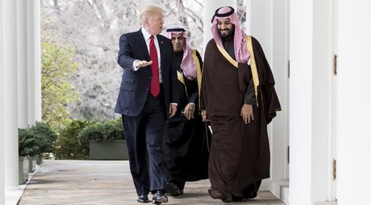Beim Treffen in Washington: US-Präsident Donald Trump und Kronprinz Mohammed bin Salman. Der Besuch diente auch dazu, den Weg für die Freigabe von US-KI-Chips und den Ausbau der saudischen KI- und Rechenzentrumspläne zu ebnen.(Bild:   / CC0)