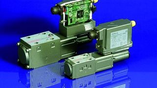 Bild 1: Proportionalventile mit digitaler Elektronik, die feinfühliges Steuern von Kraft, Geschwindigkeit und Position ermöglicht. (Archiv: Vogel Business Media)