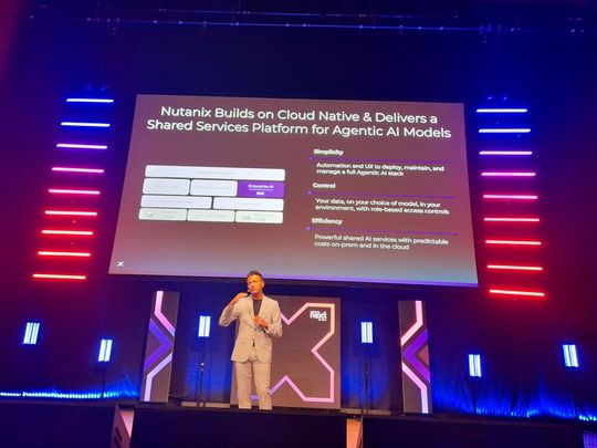 Avinash Shetty, VP, Product Management, erläuterte die jüngsten Kooperationen von Nutanix im Storage-Bereich sowie die Implikationen agentischer AI.(Bild:  Nutanix)