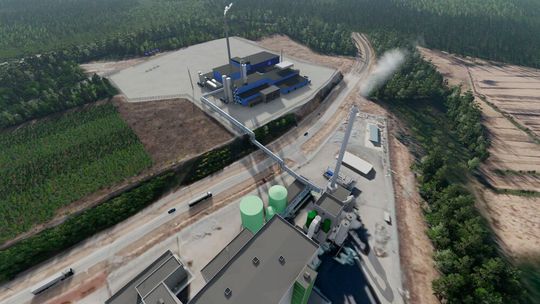 Die Anlage von Ren-Gas in Tampere soll erneuerbares E-Methan für den Schwerlast- und Seeverkehr produzieren. (Bild:  Ren-Gas)