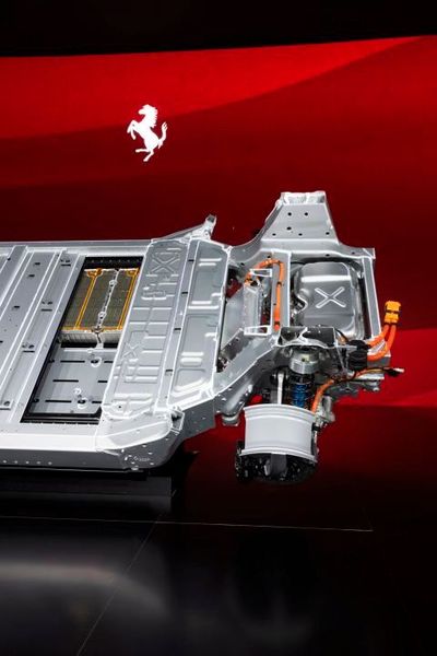 The technologies in the Ferrari Elettrica. (Image:Ferrari)