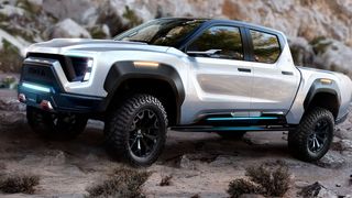 Der US-Lkw-Hersteller Nikola hat einen Elektro-Pick-up mit zwei Antriebssystemen angekündigt. (Bild: Nikola)